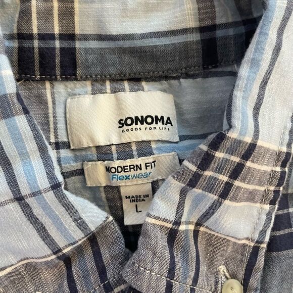 Men’s plaid polo shirt - Picture 3 of 6